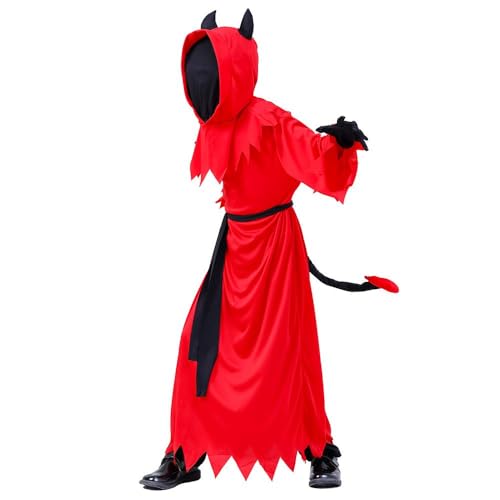 Disfraz completo Grim Reaper para niños 5-12 años miniatura 5