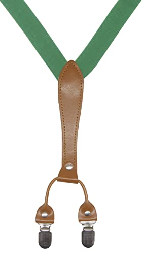 Image of Men's Suspenders Bowtie Set Elastic Y Shape Style Women's Suspenders Bowtie For Wedding&Formal Events