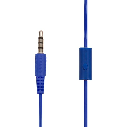 Image of Altec Lansing Kid Safe Wired Headphones, Over Ear Headphones for Kids Ages 3-5, Volume-Limiting Toddler Headphones with Mic, Compact Foldable Kids Headphones with Cord, APA Approved (Blue)