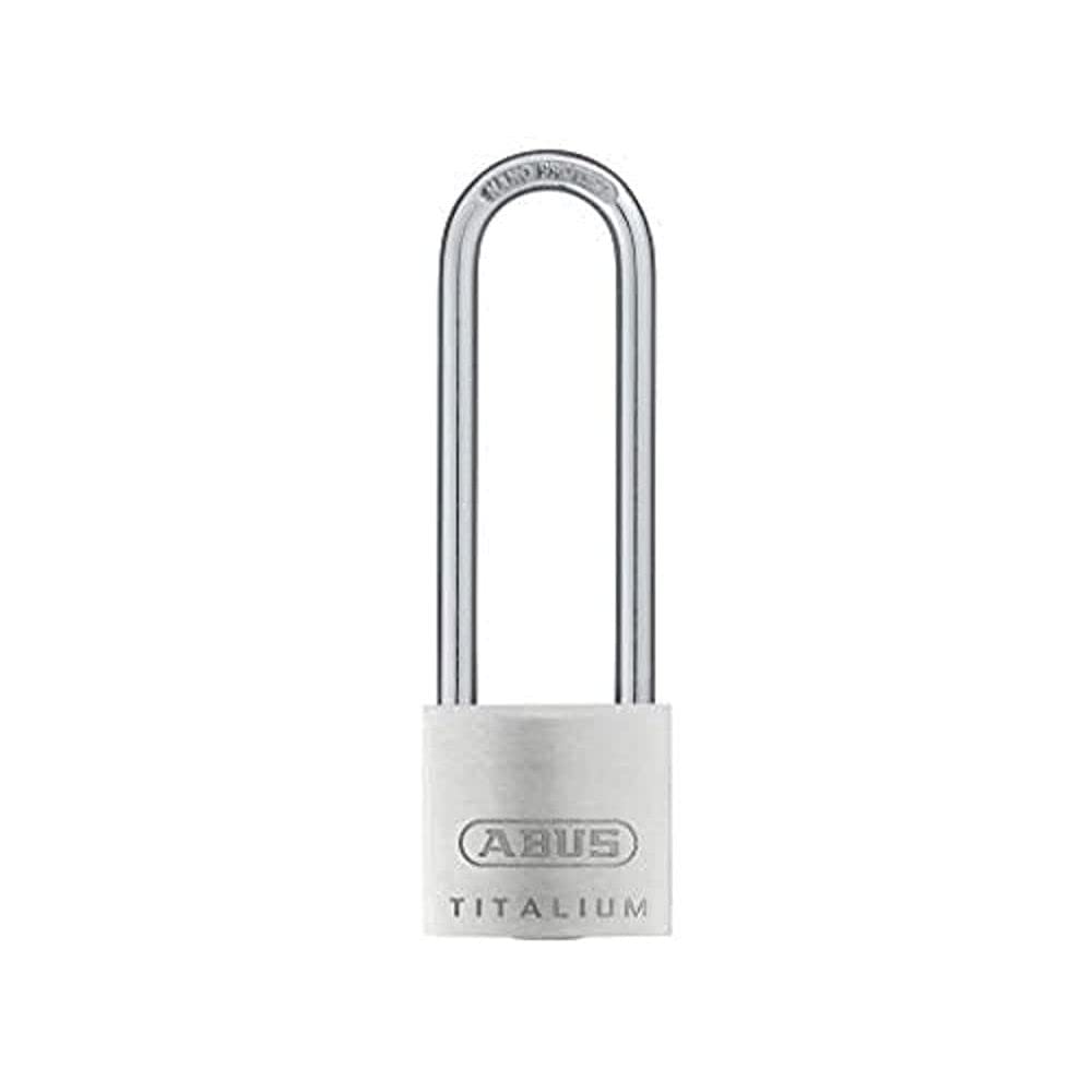 ABUS 56193 64TI/30mm TITALIUM™ Padlock 60mm Long Shackle Keyed Ali...
