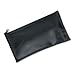 MMF Industries Leatherette Zippered Wallet, Leather-Like Vinyl, 11w x 6h, Black