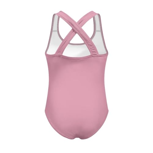 Image of Girls One Piece Swimsuits Axolotl Cross Back Swimwear Beach Summer Quick Dry Beach Bathing Suit