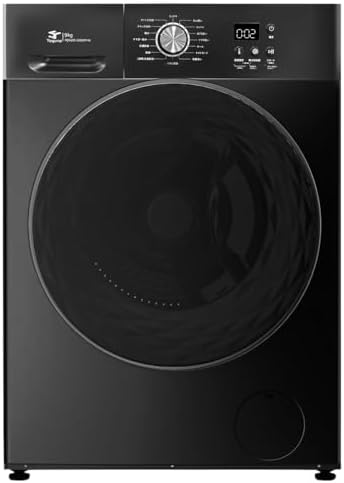 （20:30時点） Yoquna ドラム式 洗濯乾燥機 洗濯9kg 乾燥5kg 幅59.8cm 節水型 温水洗浄 最短15分洗濯 乾燥フィルターレス (黒洗濯9kg乾燥5kg)