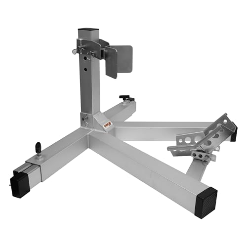 Extreme Max 5001.5975 Pro Series Aluminum Lightweight Heavy-Duty No Drill Adjustable Motorcycle Wheel Chock for Trailer, Garage, or Truck – Fits Tires 15" to 22" by Extreme Max - Image 7