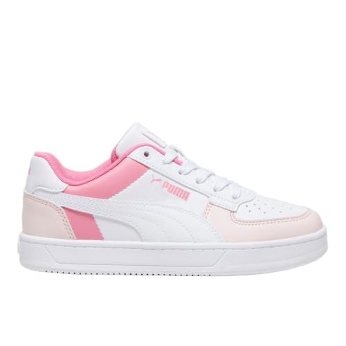 Image of Puma Kids' Caven 2.0 Block Puma White-Silver Sky-Strawberry Burst Big Kid 5.5
