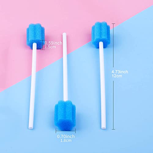 Wellgler's Disposable Oral Swabs, Sterile Sponge Mouth Swabs (250pcs, Blue) - Thumbnail 3