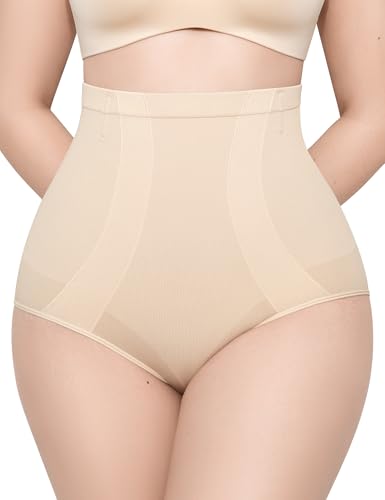 Image of KLVEE Shapewear Tummy Control Panties High Waisted Seamless Briefs
