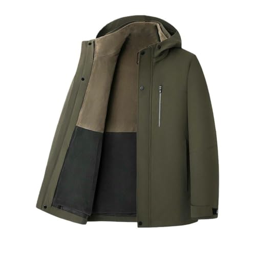 Veste d'hiver homme chaude et modulable avec sa doublure amovible et capuche