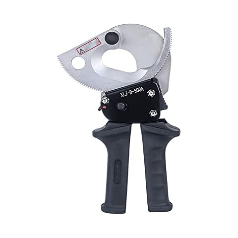 NEWTRY Ratchet Cable Cutters, Heavy Duty Wire Cutter Aluminum Copper Ratcheting Wire Cutting Tool up to 500mm2 XLJ-D-500 Cover