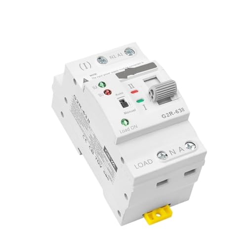 Commutateur de transfert automatique 63A 220V rail DIN inverseur de source - 3