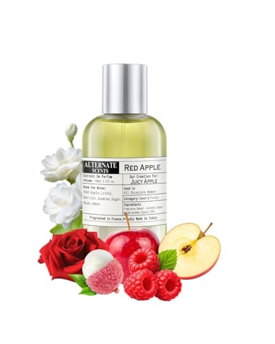 Image of Alternate Scents RED APPLE 100ml Long Lasting Perfume For Women |Strong&Long Lasting with 30% Oil Concentration|Sweet Fruity Gourmand|Fragrance From France |Made In India|