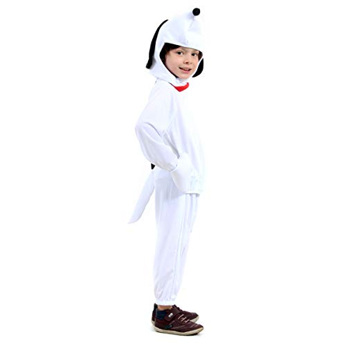Sulamericana Fantasias Snoopy Infantil, P 4 Anos, Branco