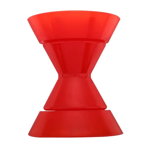 Beatifufu Trailer Wheel Boat Winch Roller Trailer Bow Guide Boat Trailer Repair Boat Trailer Rollers Boat Trailer Hardware Heavy Duty Boat Trailer Roller Boat Roller Bell Roller Red Plastic