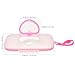 Baby Wipes Dispenser for Travel Diaper Wipe Case for Cars Outdoor Portable Refillable Pouch Diaper Holders Baby Travel Essential Container (Pink)