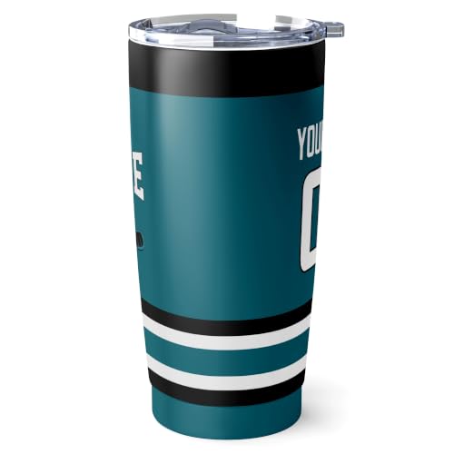 Image of ANTKING San Jose Tumbler 20oz Custom Name Number Travel Mug Gifts | Stainless Steel Insulated Coffee Cup for Men Women