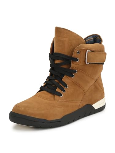 Image of Eego Italy Mens High Top Premium Sneakers For Men