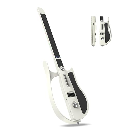N1 Stringless Electric Smart Guitar,Foldable &Portable Built-in Drum Machine & Bassline Travel...