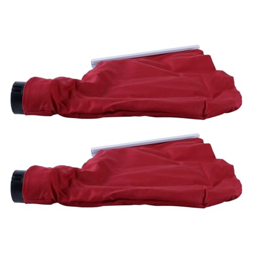 Ausi Lot De 2 Sacs De Collecte De Poussière En Tissu Pour Ponceuse À Bande 9403 9401, Housse De Rechange Anti-poussière Pour Outils Électriques, Rouge Et...