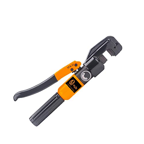 Image of VOLTZ SC-12 Rebar Cutter Manual Hydraulic Rebar Cutter 6T Steel Rebar Cutting Tool Hand Rebar Cutting Machine for Cutting Steel Bar Range Φ4-12mm with Two Cutter Heads