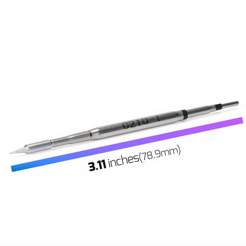 Image of WEP C210-Compatible Type-I Precision Soldering Tip ONLY Compatible with WEP 982-I, 982D, 982D-II, 982-V (C210) Precision Soldering Station