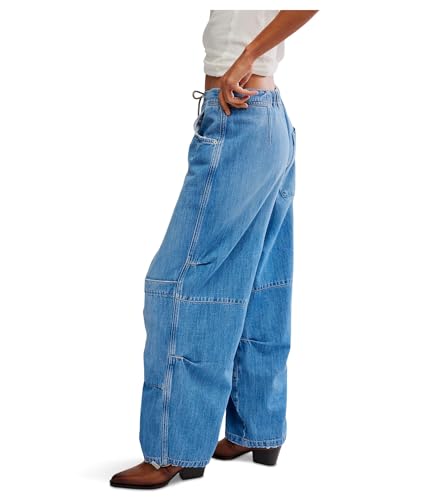 Free People Women's We The Free Logan Cinched Cargo Jeans2