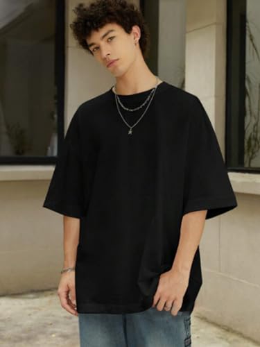 Image of Rigo Printed Oversized T-Shirts for Men | Drop Shoulder T-Shirt for Men