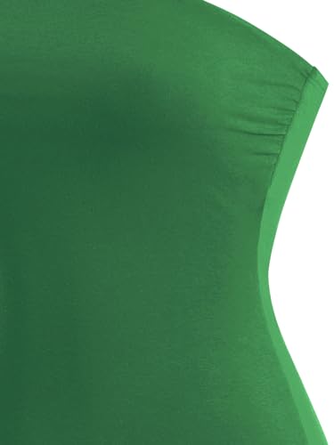 Image of MixMatchy Women's Stretchy Strapless Tube Top Y2K Bandeau Top