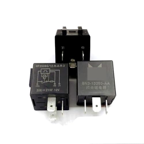 Relais BN3 13350 AA 12V : Finissez-en avec les pannes de phares et faux contacts 3 broches