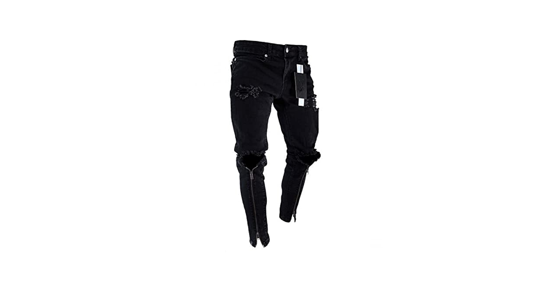 Amazon.com: VooZuGn Men's Jeans High Street Elasticity Pants