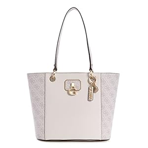 GUESS-Noelle-Small-Elite-Tote GUESS womens Noelle Small Elite Tote, Powder, One size US