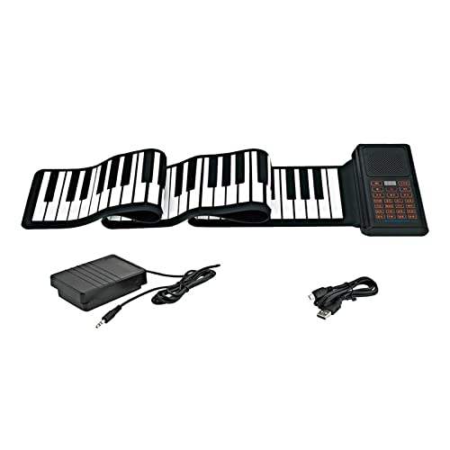 Aufrollbares 88 Tasten Klavier USB-Eingang Reiseklavier für Reisen Geschenke Wohnzimmer