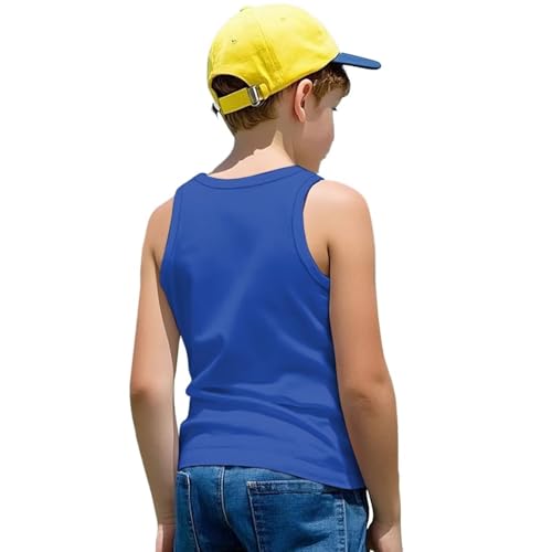 Boy's Tank Top Shirts Kids Athletic Dry-Fit Tank Top Sleeveless Moisture Wicking Active Undershirts (Age 2-14)2