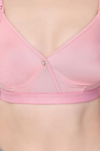 Image of Fabme Women's Cotton Nursing, Maternity, Feeding, Seamless Regular Bra