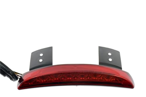 Luz de freno Sportster de acabado limpio y soporte matrícula recortado