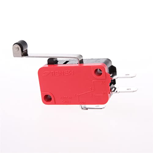 Micro interrupteur fin de course RV-166-1C25 à actionneur bras long et roulette - 2