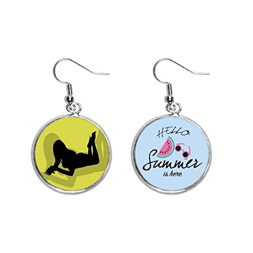 Pendientes de sandía amarillos para lucir en tus tardes de playa y terrazas de verano