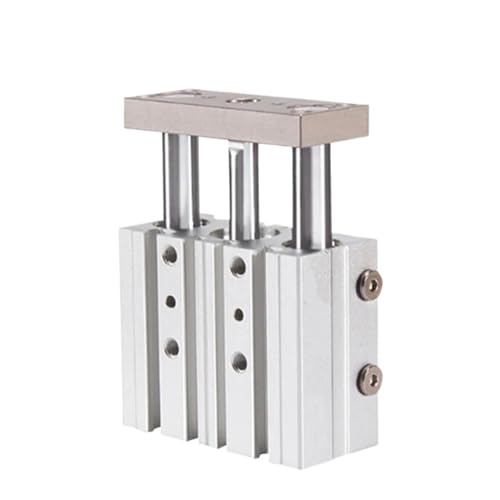 Vérin pneumatique Tri-rod TCM25 double effet pour guidage de précision - 3