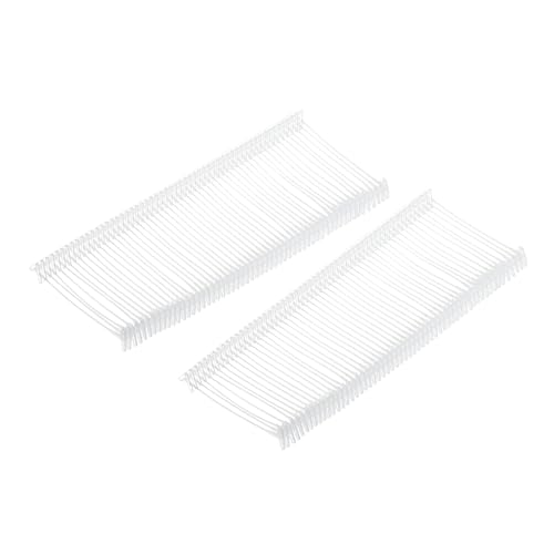 MECCANIXITY Standard Tagging Fasteners,Plastic Regular,Standard Label Gun Price Tagging Barbs for Garment Price Tag Label Tagging Barbs 35mm/1.38 Inch,Pack of 1000 Transparent