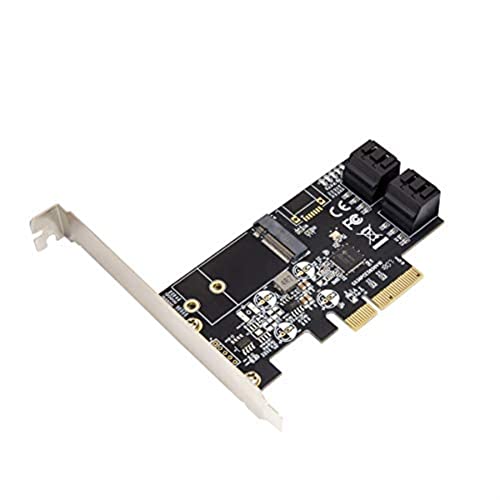 Tarjeta SATA III PCIe x4 para montar un servidor doméstico NAS con 4 discos duros internos