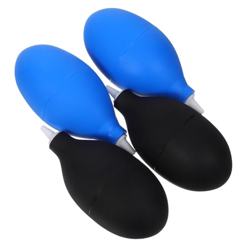 RUNROTOO Sopladores de Aire Manuales Ligero para Limpieza de Lentes y Cámaras Dslr de Silicona Kit de 4 Fotógrafos y Oficina