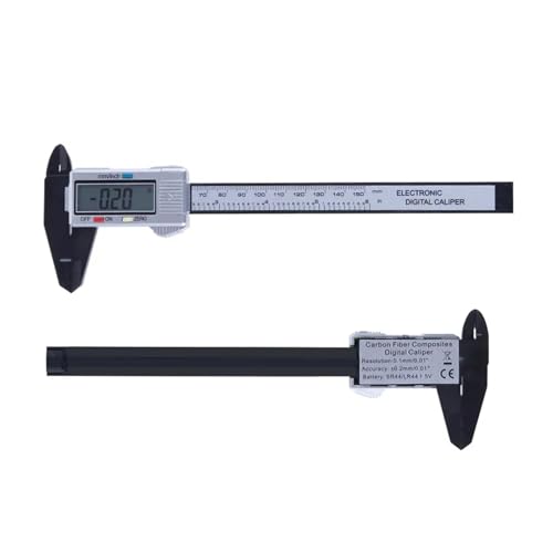 Calibrador digital de 150 mm: herramienta de medición de precisión de acero inoxidable, pantalla de fácil lectura, micrómetro Vernier preciso, ideal para aficionados y profesionales, color azul.