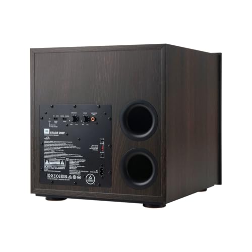 Image of JBL Stage 2 200P 300 Watt 10 Inch Powered Subwoofer (Espresso)
