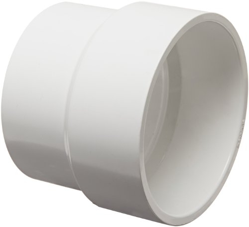 Spears P117 Series PVC DWV Pipe Fitting, Adapter Coupling, 4