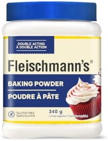 Fleischmann's Baking Powder 340g, creates the fluffiest, light texture in your baked goods.