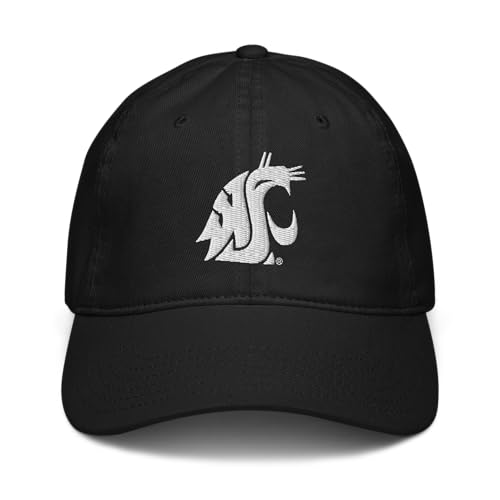 Gorra de Béisbol Ajustable Negra Oficial Washington State Cougars miniatura 2
