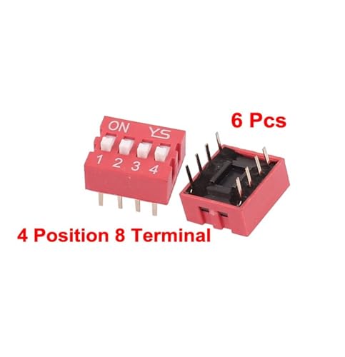 Interruptor DIP para configurar placas de pruebas y proyectos con paso de 2,54 mm 2