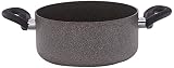 BALLARINI Cortina Granitium Kasserolle 2 Griffe, Grau, Durchmesser 20 cm
