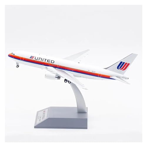 Modelo de avión de aleación United Airlines B767-200 a escala 1:200