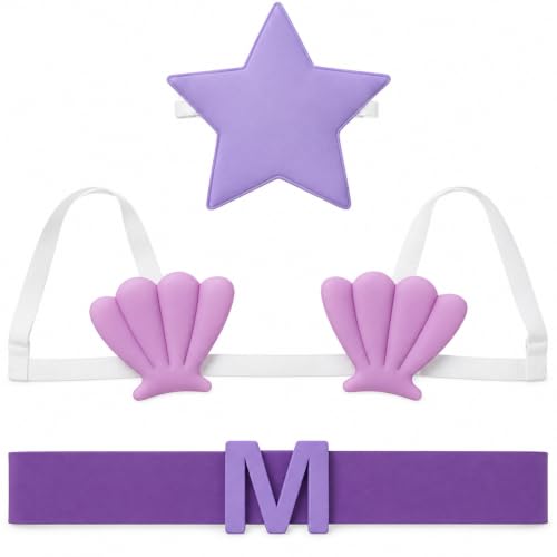 Cosplaya Shell Bra Mask M Belt Set Womens Men Halloween Costume Man Cosplay
