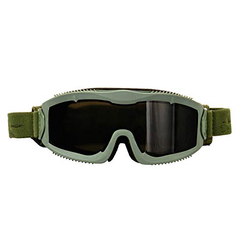 Lancer Tactical Aero Protective Od Green Airsoft Goggles Smoke Lens #TOP27
